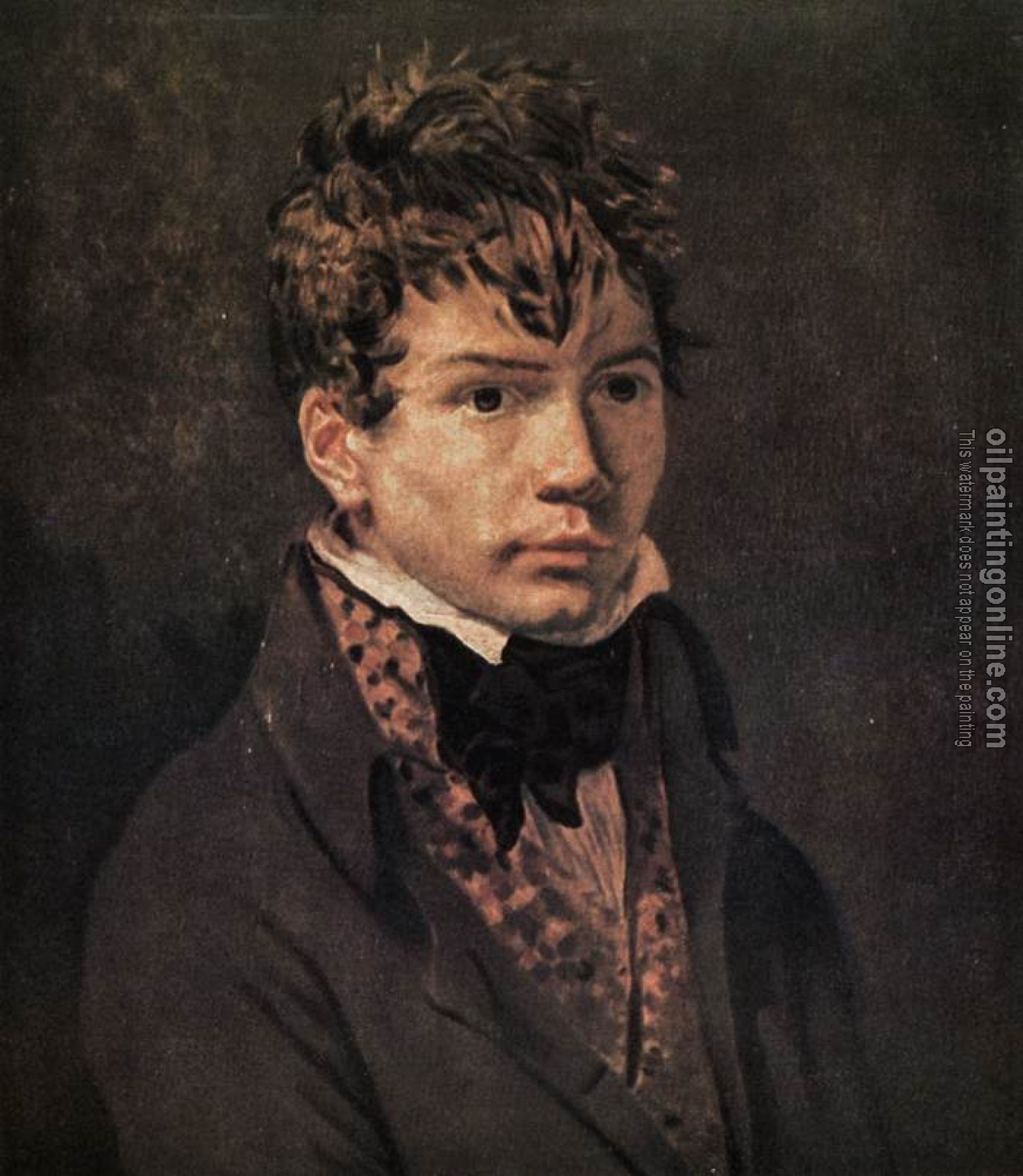 David, Jacques-Louis - Portrait of Ingres